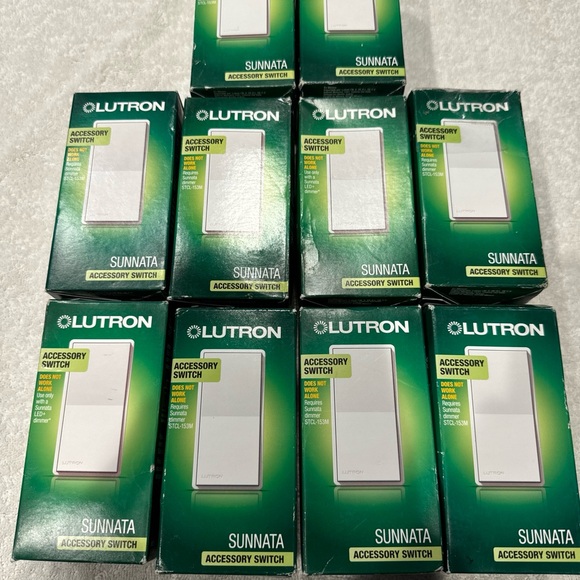 (10 pcs) Lutron Sunnata LED+ Touch Dimmer - White (STCL-153MH-WH) pack may very - Picture 3 of 3